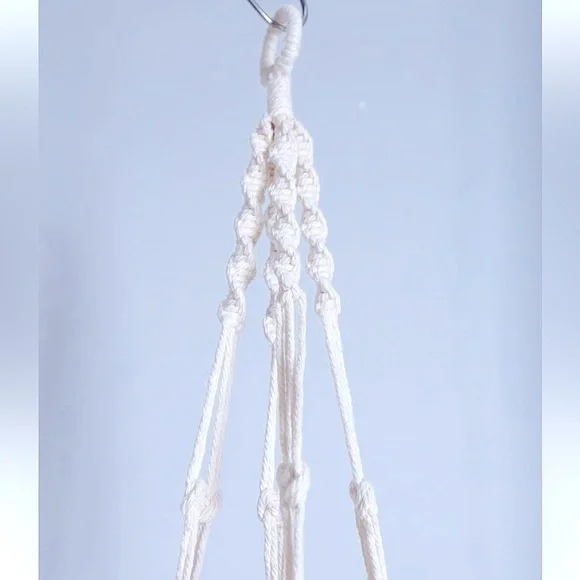🆕3pc Modern BÖHÖ Macramé Plant Hangers Uniquely Hand Crafted [Indoors/Outdoors]